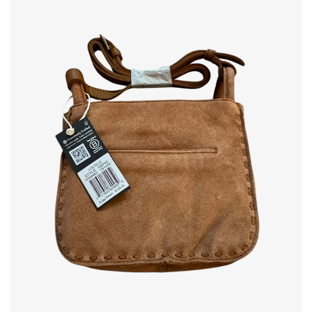 The Sak Crossbody Bag Tobacco Suede Leather, Small Crossbody - Picture 4 of 8